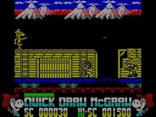 Quick Draw McGraw screenshot 3 for ZX Spectrum